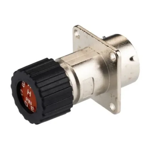 ITT Cannon Circular Connector, 8 Contacts, Panel Mount, Socket, Male, IP67, Trident Neptune Metal Series - TNM0S12-0008P1L / 192993-0072 product image