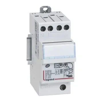 Legrand Single Phase Surge Arrester, 12kA, 1.2kV, DIN Rail Mount - 0 039 51 product image