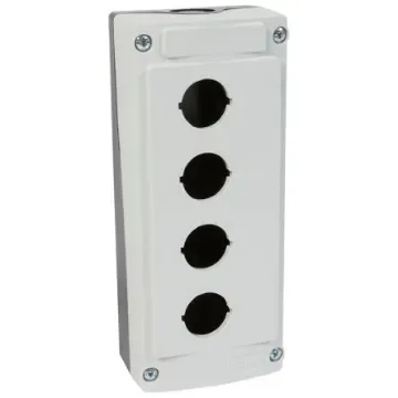 Legrand Grey Plastic Empty Control Station - 4 Hole 22.5mm Diameter - 0 242 04 product image