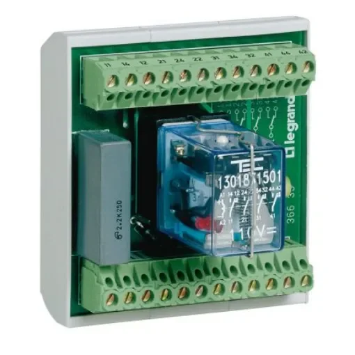 Legrand Fault Signalling, 4 Contact, DIN Rail - 0 366 35 product image