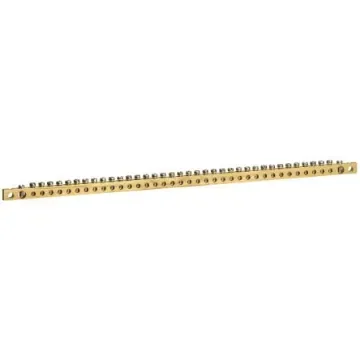 Legrand Brass Rectangular Bar, 6.5mm W, 12mm H, 416mm L - 0 373 00 product image