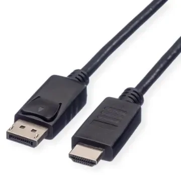 Roline Male DisplayPort to Male HDMI  Cable, 1920 x 1200, 2m - 11.44.5781-10 product image