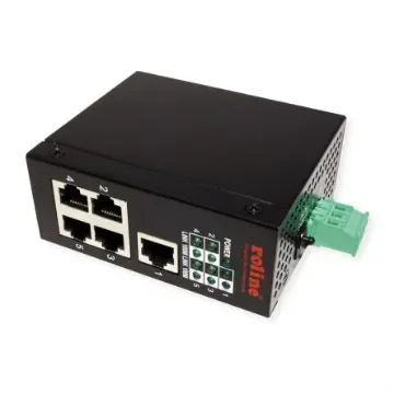 Roline 21.13.1155, Unmanaged 5 Port Switch - 21.13.1155-1 product image