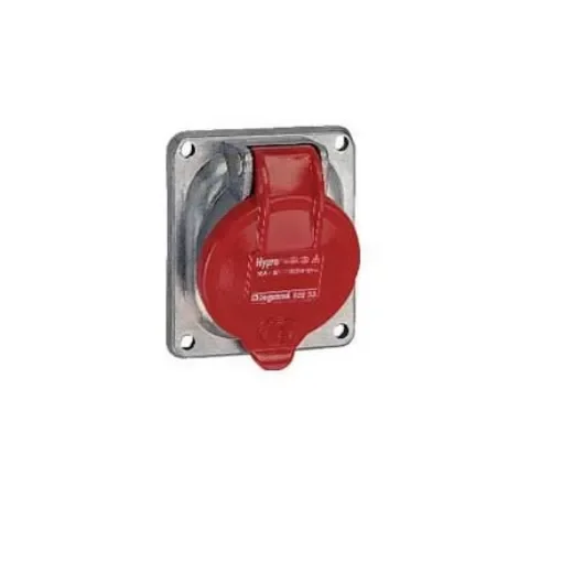 Legrand, Hypra IP44 Red Surface Mount 3P + N + E Socket Socket, Rated At 16A, 415 V No - 0 522 34 product image