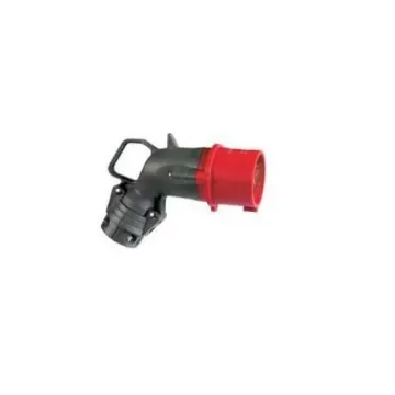 Legrand, Hypra IP44 Red 2P+E Angled Industrial Power Plug, Rated At 16A, 415 V No - 0 522 62 product image