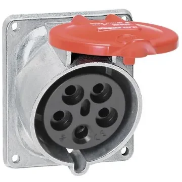 Legrand, Hypra IP44 Red 3P + N + E Industrial Power Socket, Rated At 32A, 415 V No - 0 529 34 product image