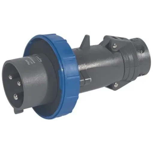 Legrand, Hypra IP67 Blue 2P+E Industrial Power Plug, Rated At 32A, 250 V No - 0 530 56 product image