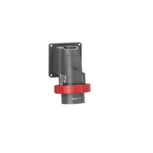 Legrand, Hypra IP67 Red 3P + N + E Angled Socket Plug, Rated At 32A, 415 V No - 0 530 91 product image