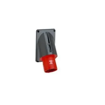 Legrand, Hypra IP44 Red 3P + N + E Angled Industrial Power Plug, Rated At 63A, 415 V No - 0 537 74 product image