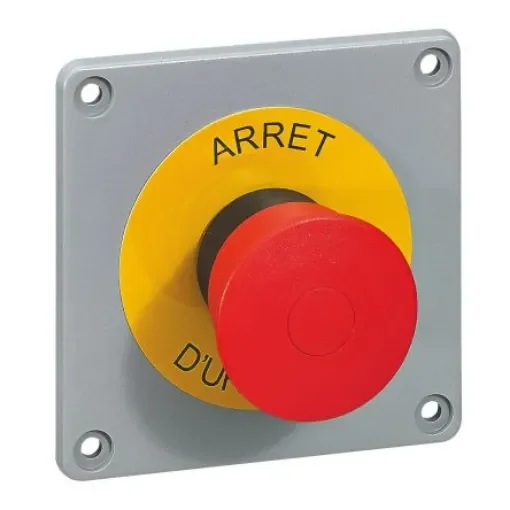 Legrand Emergency Stop Push Button, Panel Mount, 1NO, IP66 - 0 577 45 product image