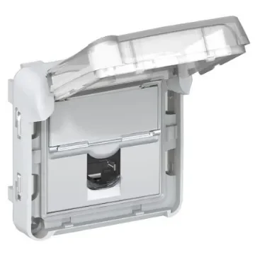 Legrand Grey/White Plug Socket, RJ45 - 0 695 61 product image