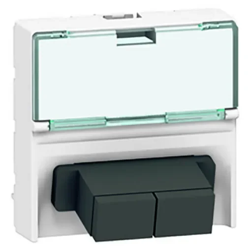 Legrand, Mosaic, SC Multimode Duplex Fibre Optic Adapter - 0 786 17 product image