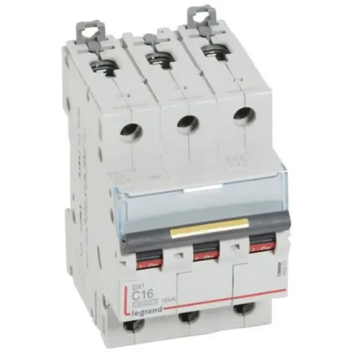 Legrand DX3 Circuit Breaker - 3 Pole 400V Voltage Rating, 16A Current Rating - 409273 product image