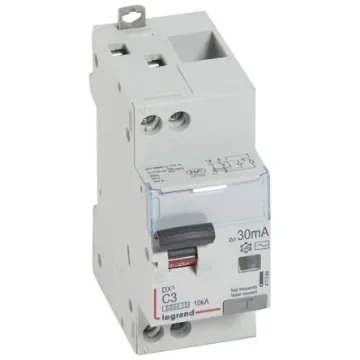 Legrand DX3 Circuit Breaker, 1+N, 3A, Type AC, 230V AC, 10 kA Breaking Capacity - 411364 product image
