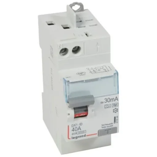 Legrand RCCB, 40A, 2 Pole, 30mA, Type F, 230V - 411644 product image