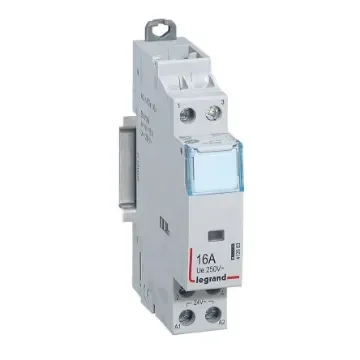 Legrand Contactor, 24 V Coil, 2-Pole, 16 A, 2 kW, NO/ NC - 412503 product image