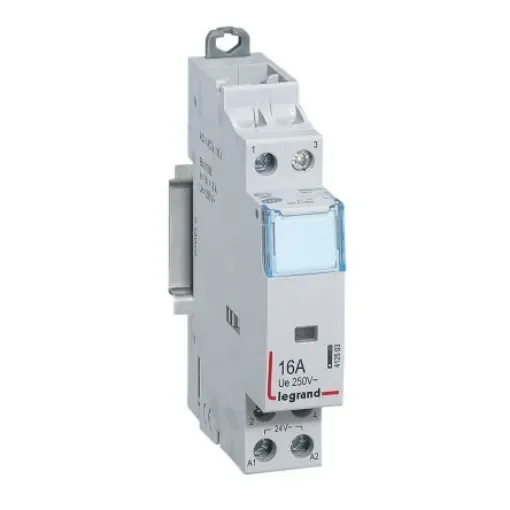 Legrand Contactor, 24 V Coil, 2-Pole, 16 A, 2 kW, NO/ NC - 412503 product image