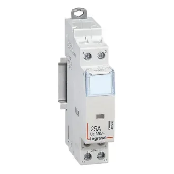 Legrand Contactor, 24 V Coil, 2-Pole, 25 A, 3 kW, 2NO - 412505 product image