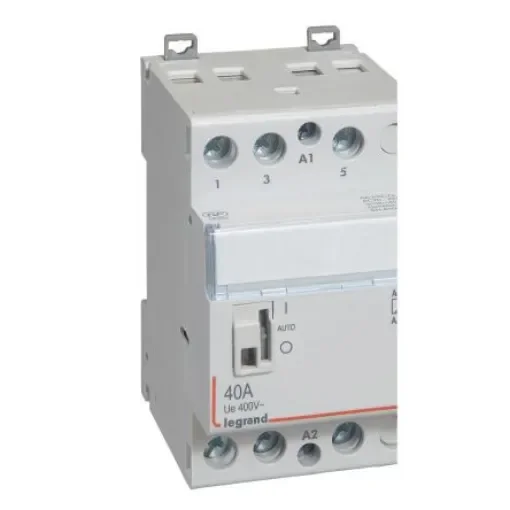 Legrand Contactor, 230 V Coil, 3-Pole, 40 A, 5 kW, 3NO - 412549 product image