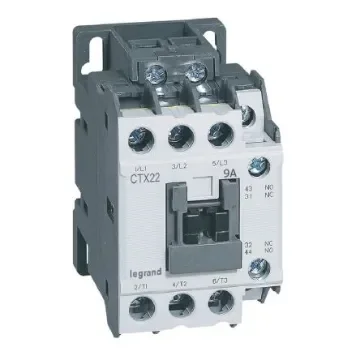 Legrand Contactor, 3-Pole, 9 A, 4 kW, 1NO/ 1NC - 416081 product image