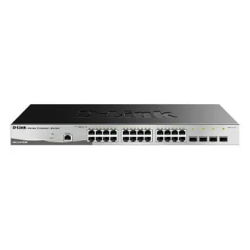 D-Link 28-Port Gigabit Managed Switch, Managed 28 Port Network Switch, UK - DGS-1210-28/ME/B product image