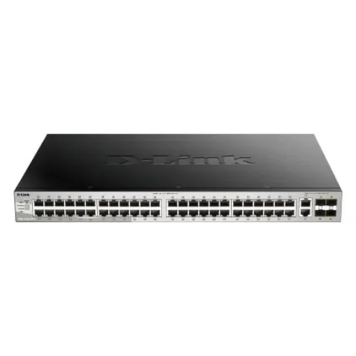 D-Link 54-Port Layer 3 Stackable Managed Switch with 10G Uplinks, Managed 54 Port Network Switch, UK - DGS-3130-54TS/B product image