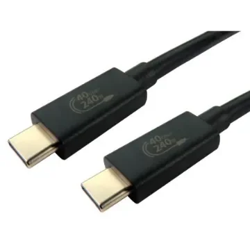 RS PRO USB 4.0, Male USB C to Male USB C, 40Gbps, 1m - 2662636 product image