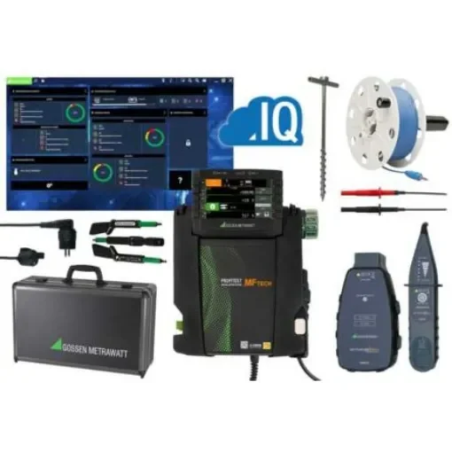 Gossen Metrawatt PROFiTEST MF TECH Meister-Set Multifunction Tester, 600V  , Earth Resistance Measurement With USB - M537C product image