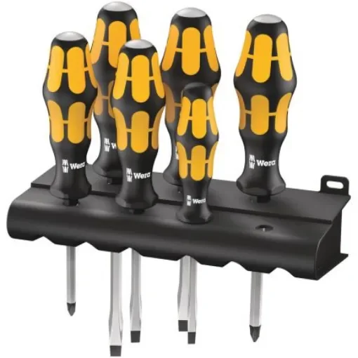 Wera Phillips; Slotted Screwdriver Set, 6-Piece - 05018282001 product image