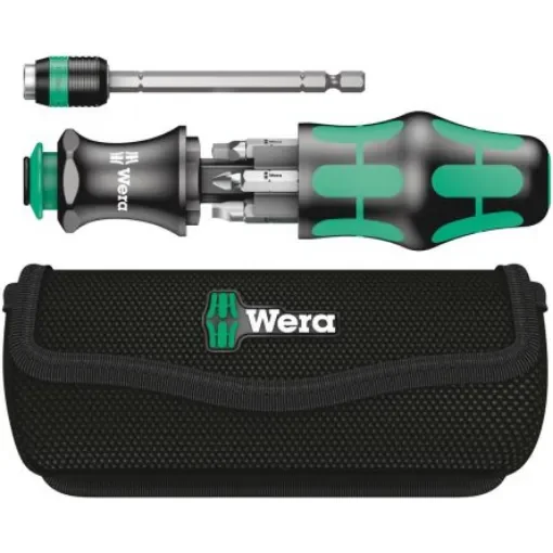 Wera 7 Pieces, Hexagon, Phillips, Slotted, Square - 05051025001 product image