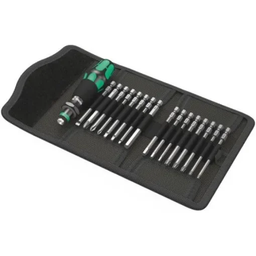Wera 17 Pieces, Hexagon, Phillips, Slotted, Square - 05051042001 product image