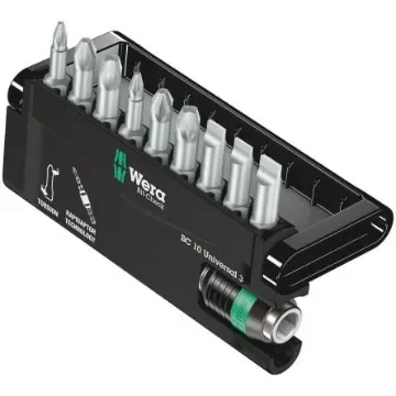 Wera 10 Pieces, Hexagon, Phillips, Pozidriv, Slotted - 05056375001 product image