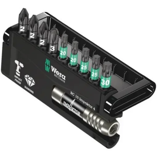 Wera 10 Pieces, Hex, Pozidriv, Torx - 05057417001 product image