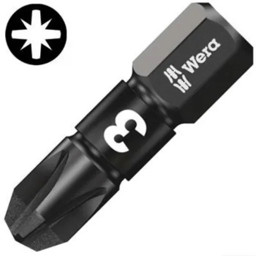 Wera Impact Bit Set 10 Pieces, Pozidriv - 05057622001 product image