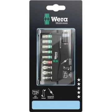 Wera 10 Pieces, Hexagon, Phillips, Pozidriv, Torx - 05073630001 product image