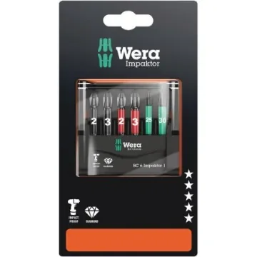 Wera 6 Pieces, Phillips, Pozidriv, Torx - 05073890001 product image