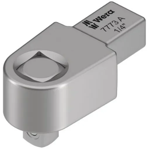 Wera 7773 Series Series Square Square drive insert, 1/4 in, 9 x 12mm Insert - 05078200001 product image