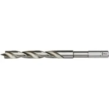 Wera HSS Wood Drill Bit for Wood, 8mm Diameter, 110 mm Overall - 05104604001 product image