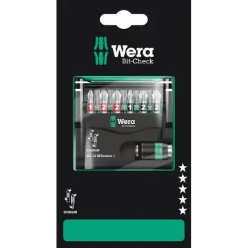 Wera 12 Pieces, Hexagon, Phillips, Pozidriv, Torx - 05136385001 product image