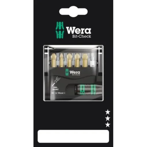 Wera 12 Pieces, Phillips, Pozidriv, Torx - 05136390001 product image