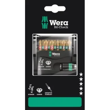 Wera 12 Pieces, Phillips, Pozidriv, Torx - 05136392001 product image
