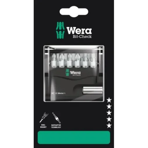 Wera 12 Pieces, Phillips, Pozidriv, Torx - 05136393001 product image