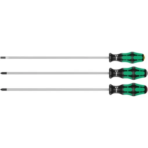 Wera Phillips; Pozidriv; Slotted Screwdriver Set, 3-Piece - 05347735002 product image
