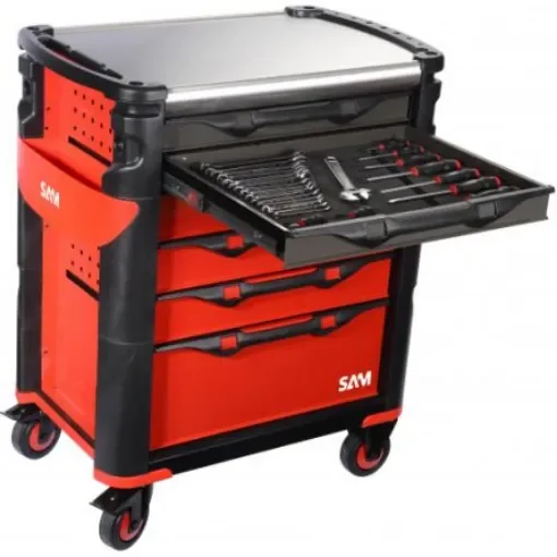SAM 6 Drawer Steel Wheeled Tool Cabinet - 416-135M product image