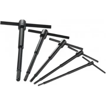 SAM 5 piece T Shape Metric Hex Key Set, 3/ 4/ 5/ 6/ 8mm - 62-CTJ5 product image