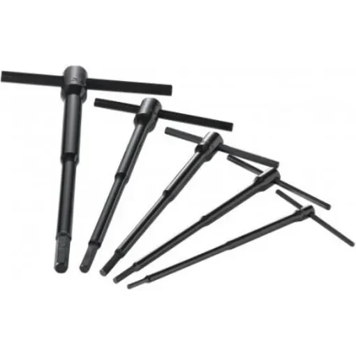 SAM 5 piece T Shape Metric Hex Key Set, 3/ 4/ 5/ 6/ 8mm - 62-CTJ5 product image