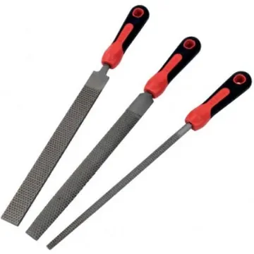 SAM, Bastard, Rasp Cut, Flat, Half Round, Round, Square, Triangular Engineers File With Soft-Grip Handle - BR-3J product image