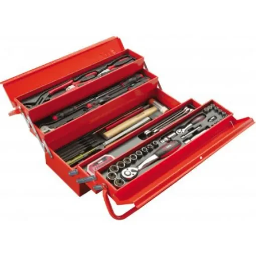 SAM 5 drawers  Metal Tool Box, 63 x 25 x 24cm - CP-113BOX product image