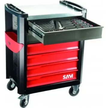 SAM 6 Drawer ABS Wheeled Tool Trolley - CPP-135M4 product image