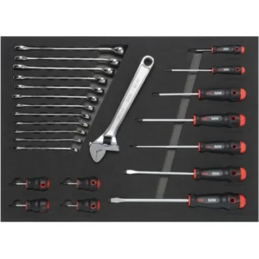 SAM Foam Tool Tray, inner Dimensions 54 x 41 x 6.50cm, W 410mm, L 540mm, H 65mm - CPP-135PM2 product image